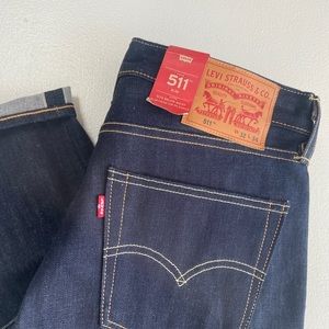 NWT - LEVI’S 511 - selvedge - size 32